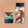 Cute Hamster Coque For Samsung Z Flip7 6 Galaxy Case Shockproof Z Flip5 Z Flip3 4 5G Hard Cover Phone TPU PC Hard Funda