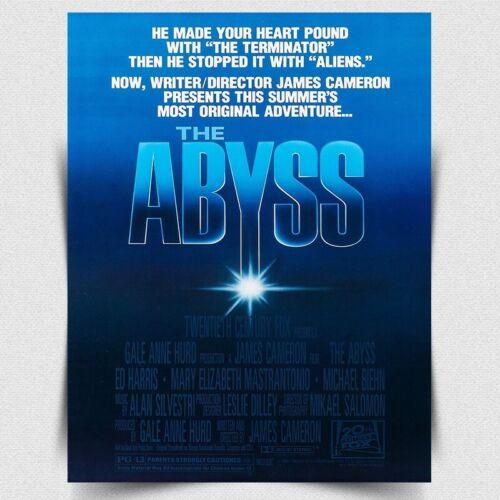The Abyss METAL SIGN PLAQUE Retro Film Movie Advert poster print decorAluminum 20x30cm(7.8x11.8inch)