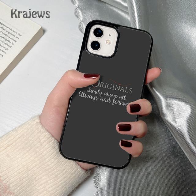 

Always and Forever The Vampire Diaries soft Phone Case Cover For iPhone 17 Air 16 15 14 plus 12 13 pro max iPhone 13pro