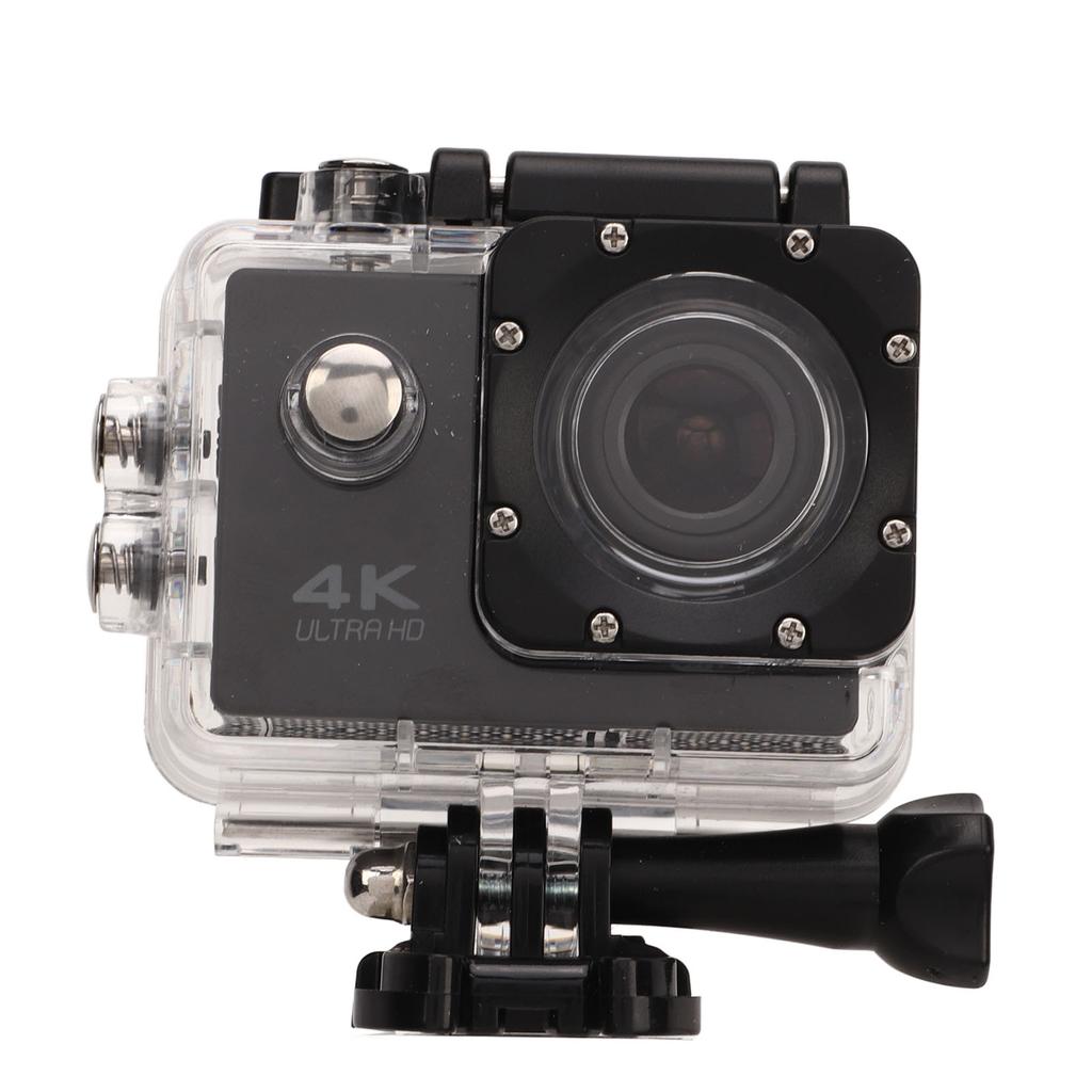 4K HD Sports Camera 30M Waterproof WiFi Action Camera Mobile APP Real Time Reception 170 Degree Wide Angle Lens Camera for Outdoor