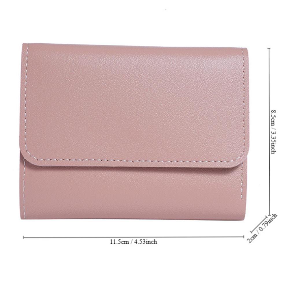 Portefeuille Simple et Court pour Dame Étudiant Porte-billets Sac à Cartes Multifonctionnel