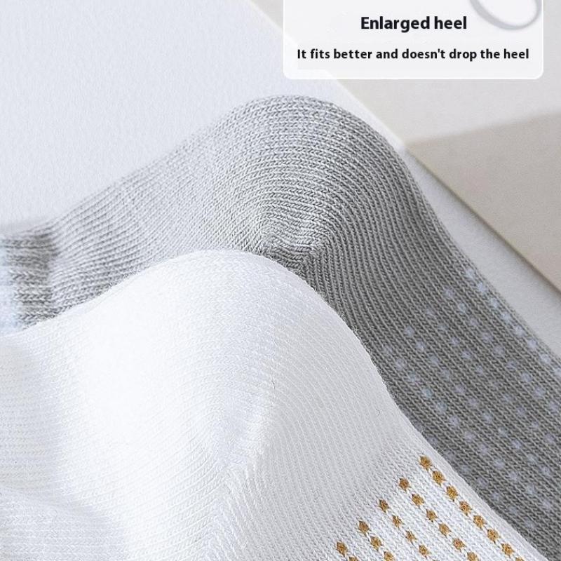 5/10 Pairs Men's Sports Cotton Socks Low Waist Ankle Socks Sweat-absorbent Breathable Socks Lot