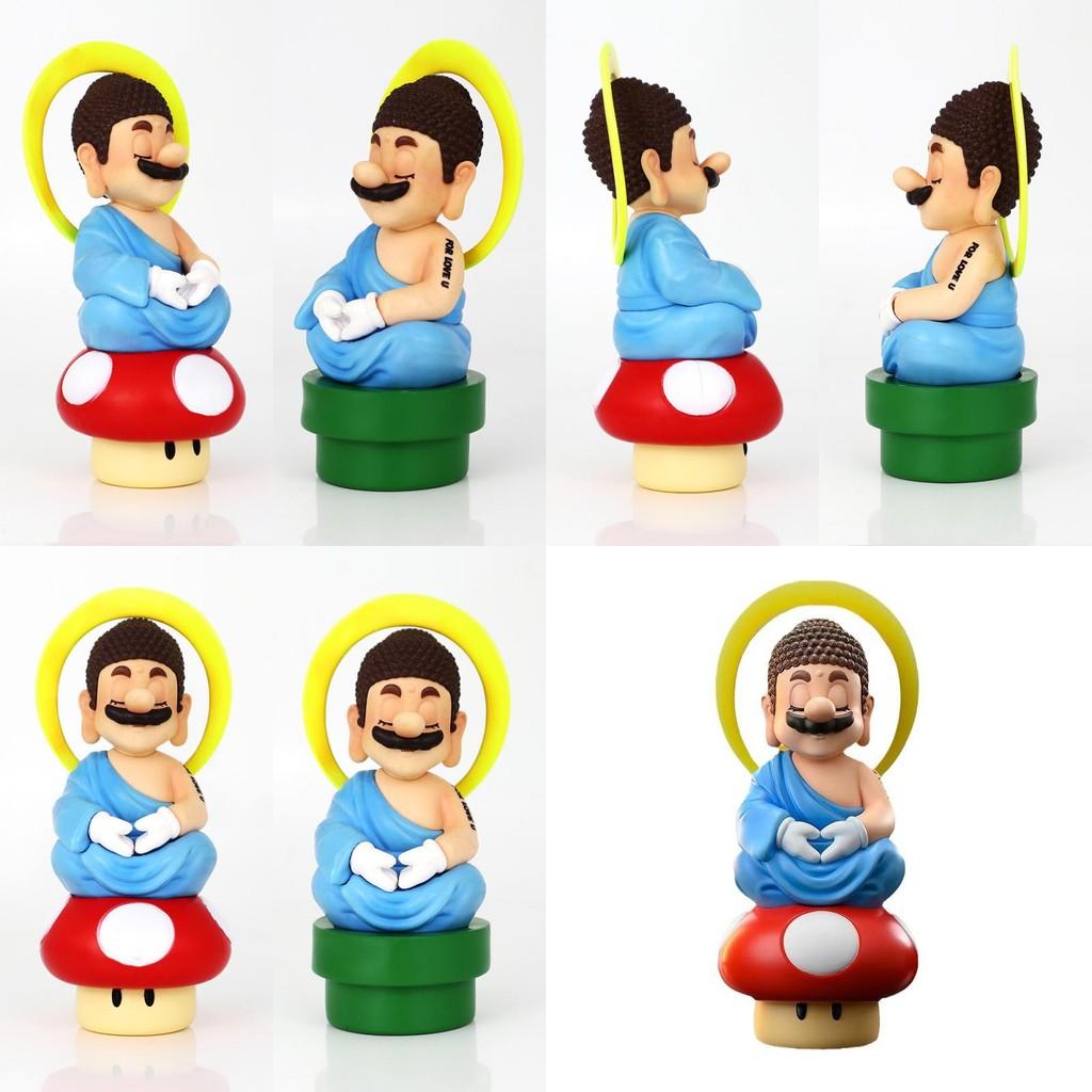 Super Mario Charming Anime Figurine Display With Colorful Water Pipe Style Mario