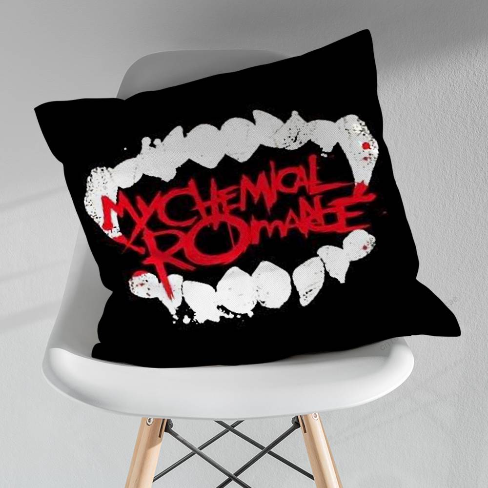 MMy CChemical RRomance Pillow Over Living Room Sofa Cushion Cover Home Decoration Bedroom Room Bed Pillow Cover