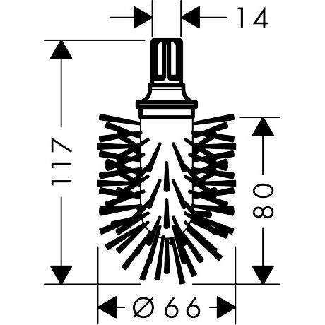 HANSBrosse HANSde toilette noir