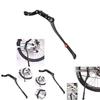 Supporto da Parcheggio Regolabile per Mountain Bike Supporto Leggero in Lega di Alluminio Singolo Lato