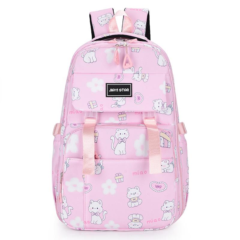 Children's Backpack Student Schoolbag Lightweight Large Capacity Reducer Spine Protection Backpack