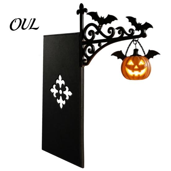 Indoor Hanging Lantern Halloween Library Lantern, Gothic Decorative Bookshelf Lamp, Vintage LED Reading Room Ambience Lamp Book Nook Light for