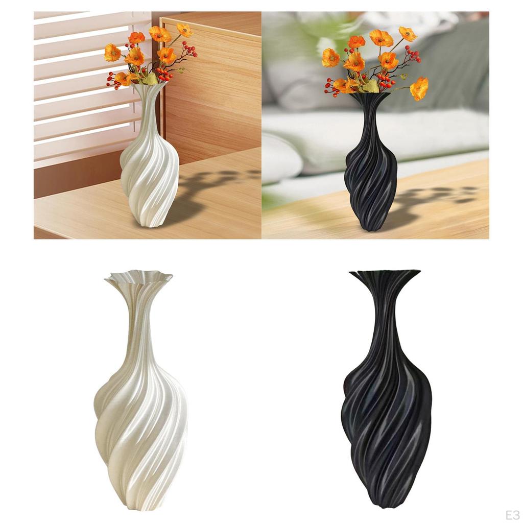 Decorative Vase Housewarming Gift Abstract Art for Office Wedding Shelf white