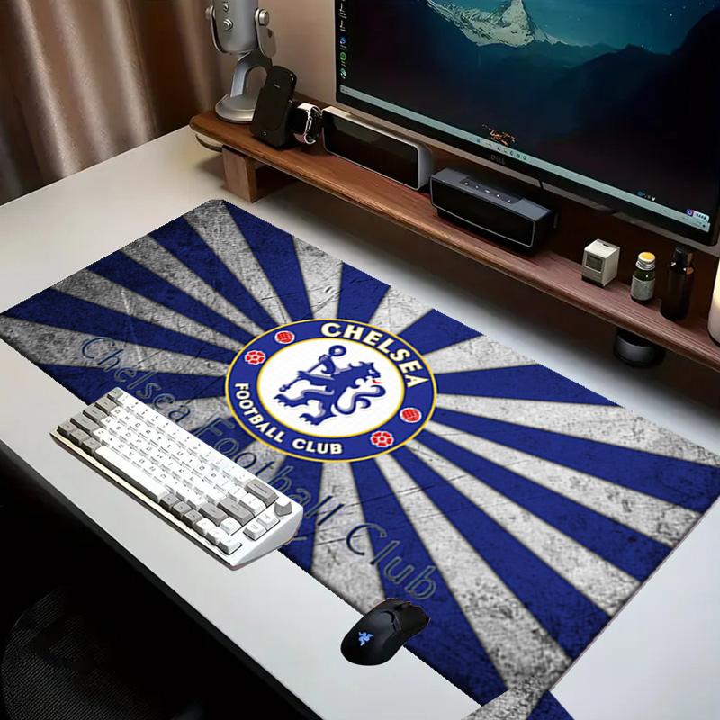 Chelsea Football Club Crest Mouse pad Office Desk Mat, Gaming Mouse Pad Mousepad, keyboard pad,Heavy-Duty Non-Slip Rubber Backing, Gift
