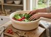 Round Plastic Bowl 46Cm 20L Cream -Ben