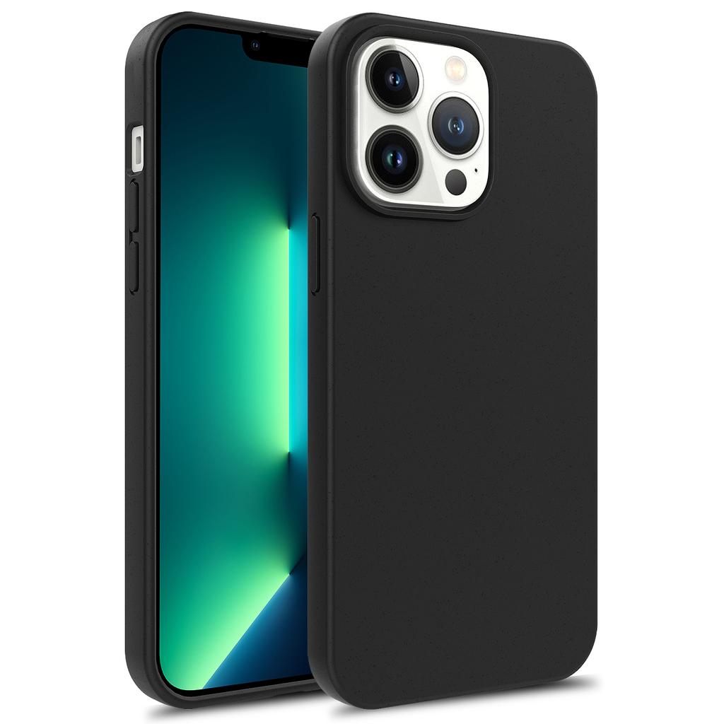 Shockproof Matte Wheat Straw Silicone Phone Case For For Iphone 17 16 1 14 Plus 12 11 13 Pro Max Mini XS X XR Eco-friendly Cover