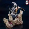 Demon Slayer Anime Figure 15cm Battle Uzui Tengen Scene PVC Statue Model Dolls Figurines Decor Toys Gift