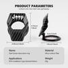 Car Engine Ignition Switch Cover One-button Start Accessories For Jeep Cherokee Patriot Liberty Wrangler JK JL Commander