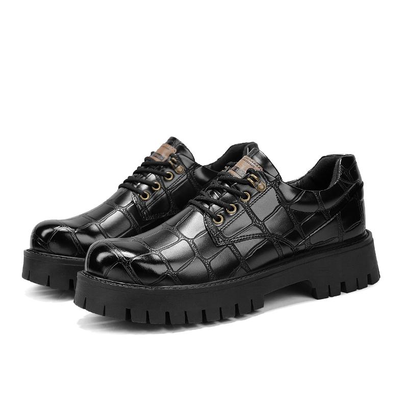 

Оксфордские деловые мужские лоферы кожаная обувь дышащие слипоны однотонные формальные повседневные туфли ручной работы дизайнерская мужская обувь мокасины 39 чёрный