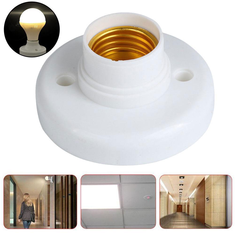 E27 Screw Cap Socket White Ceiling Lamp Holder Home Light Bulb Holder Lamp Socket Bulb Accessories