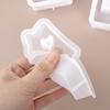 Star Heart House Silicone Molds Light Heart Houses Concrete Moulds Casting Molds Home Decoration Resin Candle Casting Mould