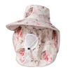 Big Eaves Tea Picking Hat Women'S Spring Summer Outdoor Sun Protection Sun Hat Face Mask Cycling Farm Hat