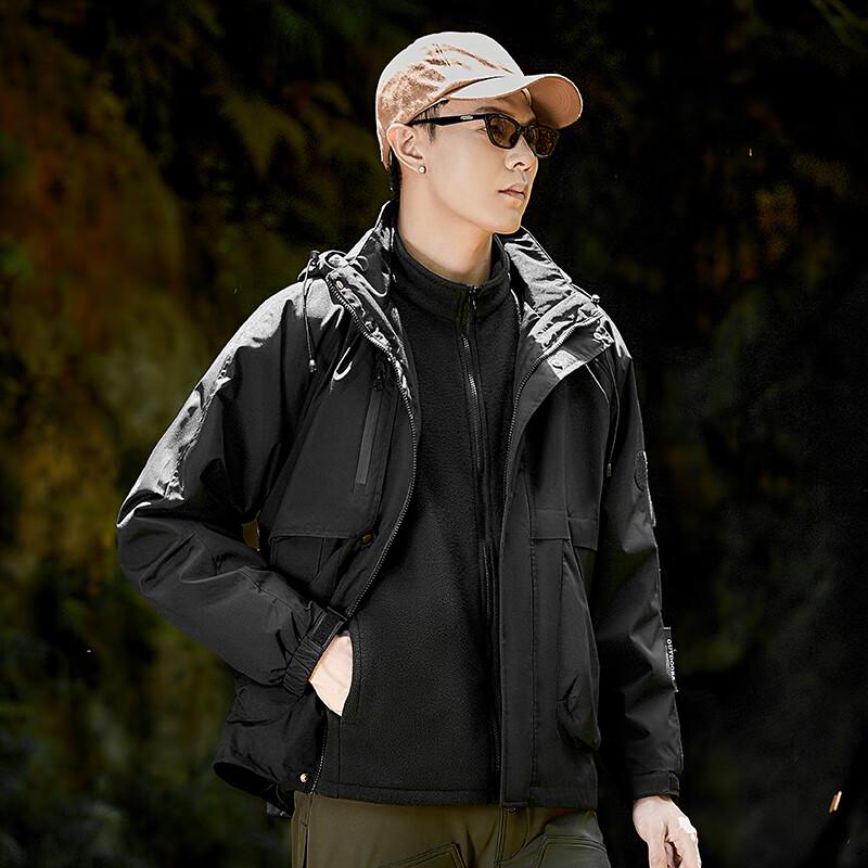 COVER GAL Unisex 3-in-1 Winter Hiking Jacket