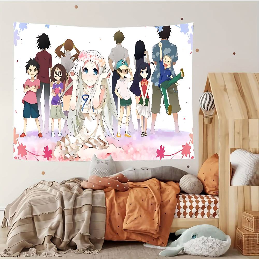 Anohana The FlowerWeSawThat Day Tapestry Customizable Tapestries Of Various Styleswall Hangings Celebrity Photo Printing