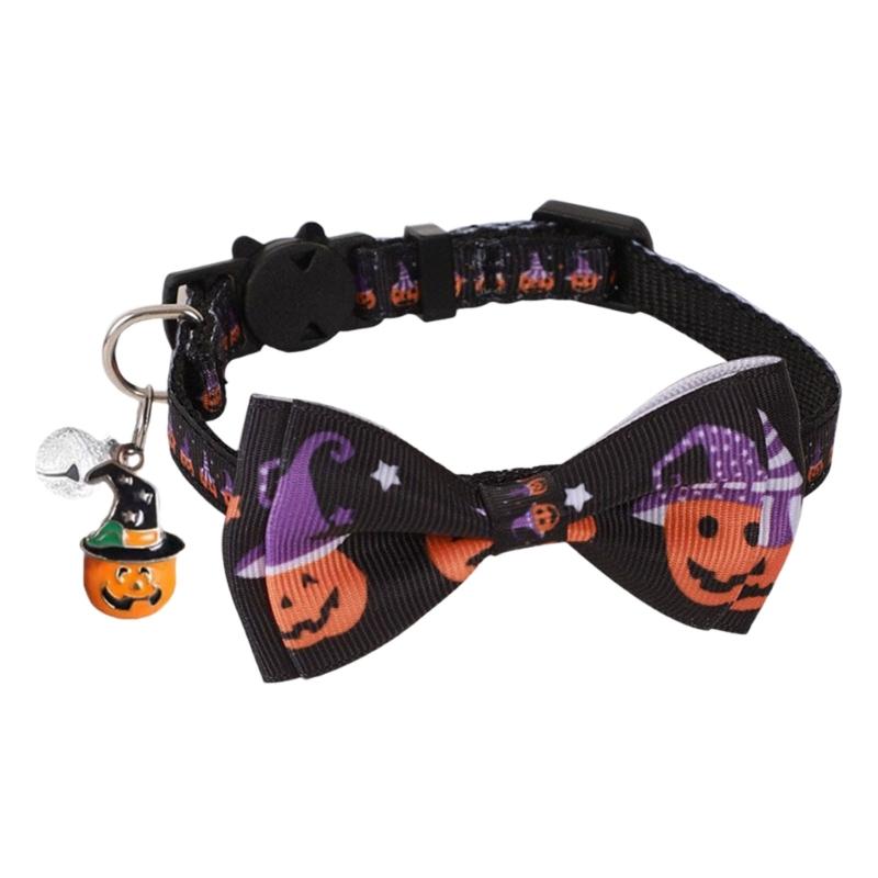 

Durability Easyly Clean Festives Cats Collar With Regulable Safety Design For Holiday Pet Accessories