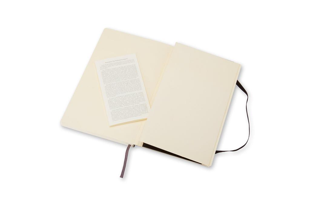 Moleskine Classic Notebook, Soft Cover, Solid Color, Pocket Size (9cm x 14cm), Black, QP613