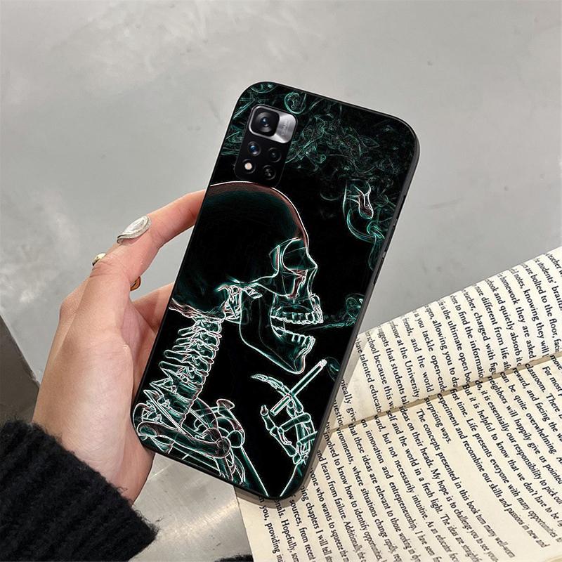 Skeleton Art Phone Case For Xiaomi Redmi Note 13 12 Pro 11S 11 10 Pro 10S 12S Redmi 13 14C 10 13C