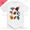 Official Megaman Player Select Men'S T-Shirt Mega Man Video Game Men Printed Tee Fashion Summer Cotton Casual Men'S Gift T Shirt