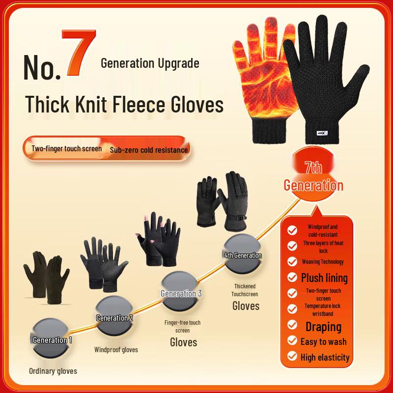 Xtep Guanti da ciclismo invernali touchscreen