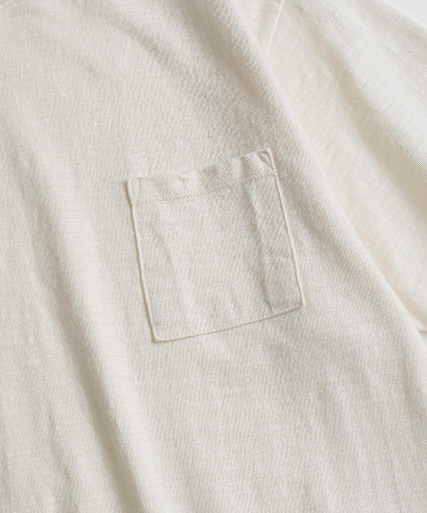 Bihebieo Slub Cotton Tublar T-Shirts Natural