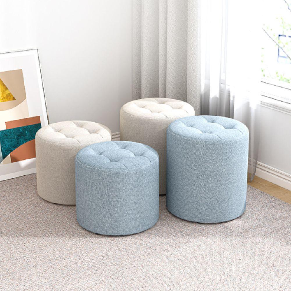 Soft Low Stool Portable Footrest Home Decor Foot Stool  Sofa Footrest