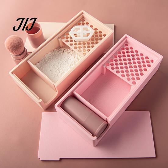Polymer Clay Working Station Tools Kit, Powder Storage Box with Sieve Brush Container, Crafting Accessories Craft Organizer, Air Dry Accessory for DIY