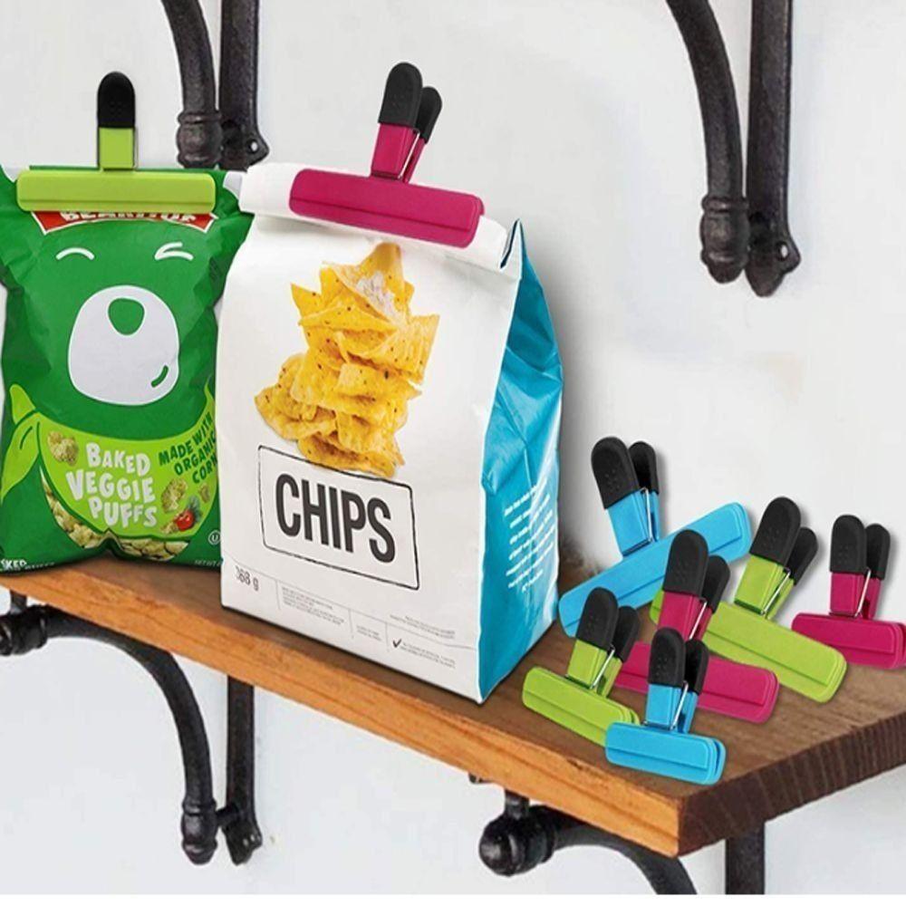 Plastic Food Sealing Clips Strong Seal Snack Packaging Leak-Proof Clips Food Storage Durable Moisture-Proof Clips