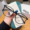 French Style Glasses For Women  Material Anti Blue Light Transparent Glasses Man New Style Computer Glasses Women