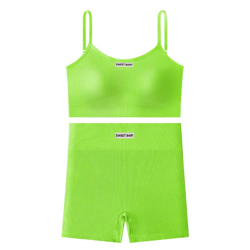 JYL Yoga Suit Graphene Underwear Set I Shape Back Butterfly Back