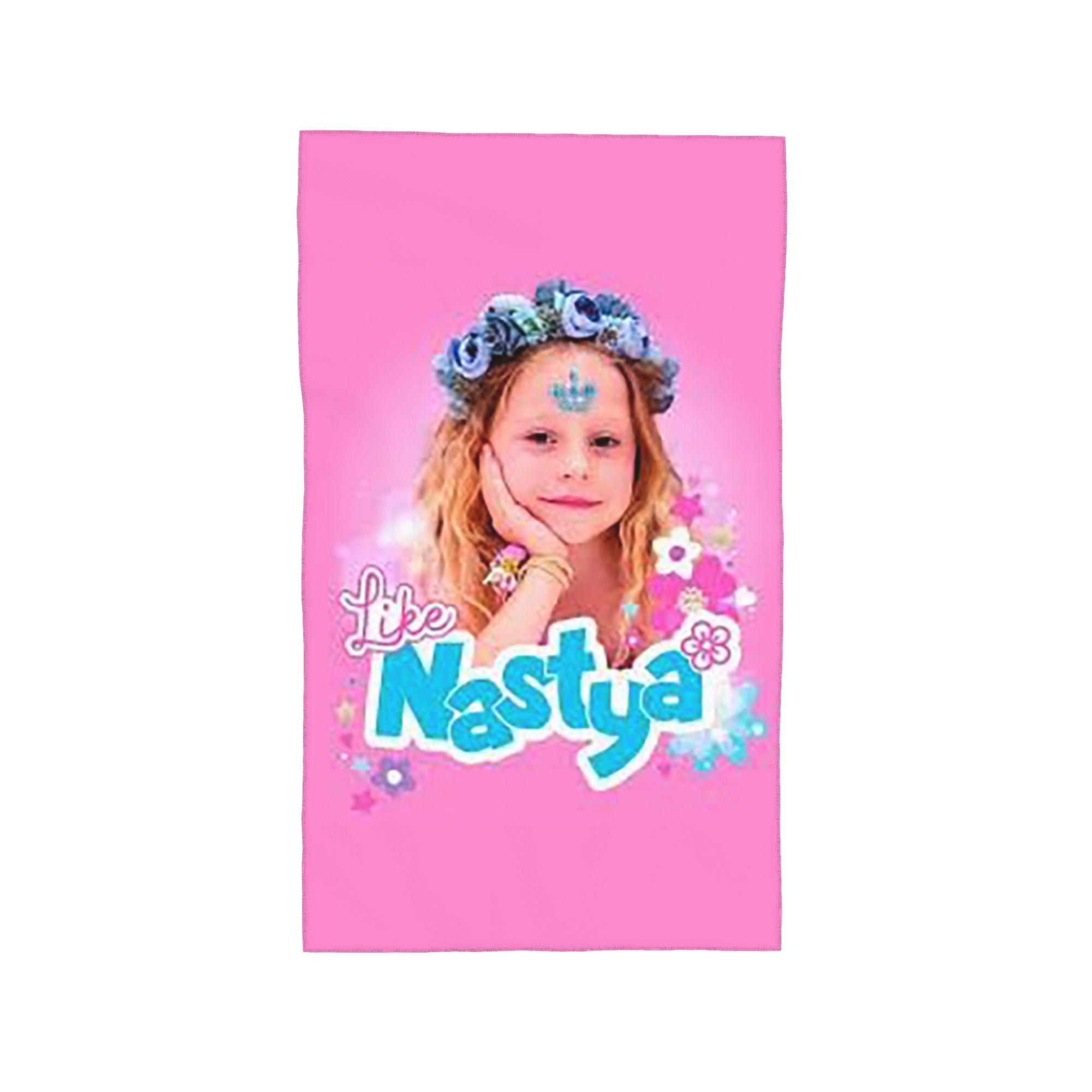 

Cartoon like nastya Soft Face Towel Quick Dry Pool Bath Cotton Towels Absorbent W30*H60(CM)