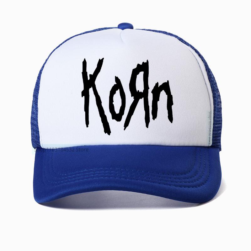 Korn Musik Konzert Rockband Welttournee Baseballkappe Unisex Vintage Metall Gothic Papa Sommer Netz Atmungsaktiv Truckerhut