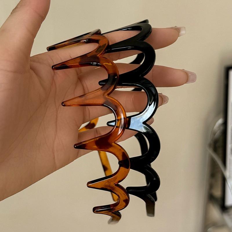 Fascia Ondulata di Alta Gamma a Doppio Uso per Styling Versatile e Lavaggio del Viso