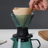 Immersion Dripper Switch Glass Pour Over Coffee Maker V Shape Drip Coffee Dripper and Filters V02