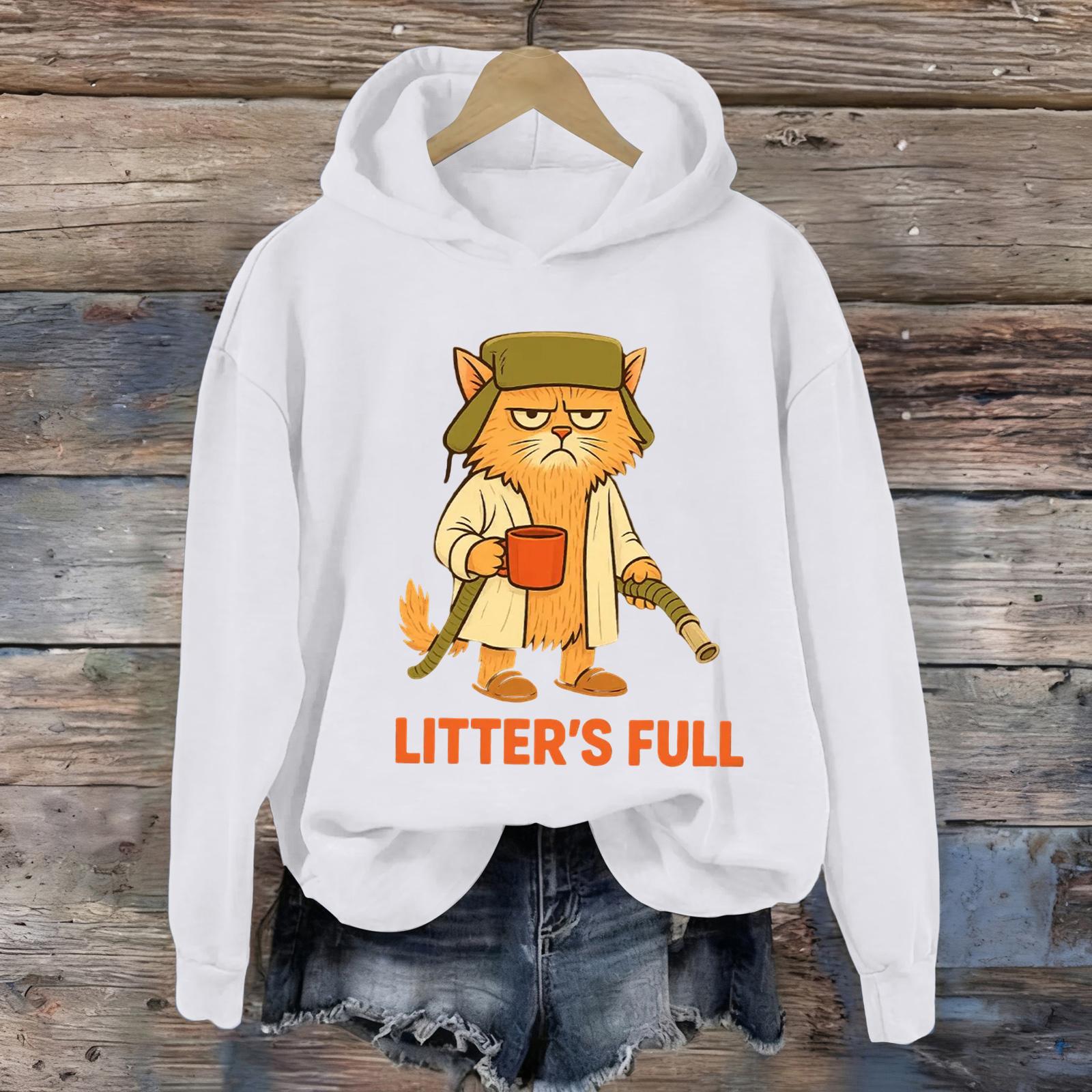 

Женская мода Повседневные универсальные толстовки на каждый день с длинным рукавом и капюшоном M белый