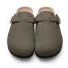 Fashion Kidmi Classic Men Clogs Slippers Genuine Suede Clogs Summer Men Beach Sandals Soft Nonslip Cork Slippers With Arch Support Slide