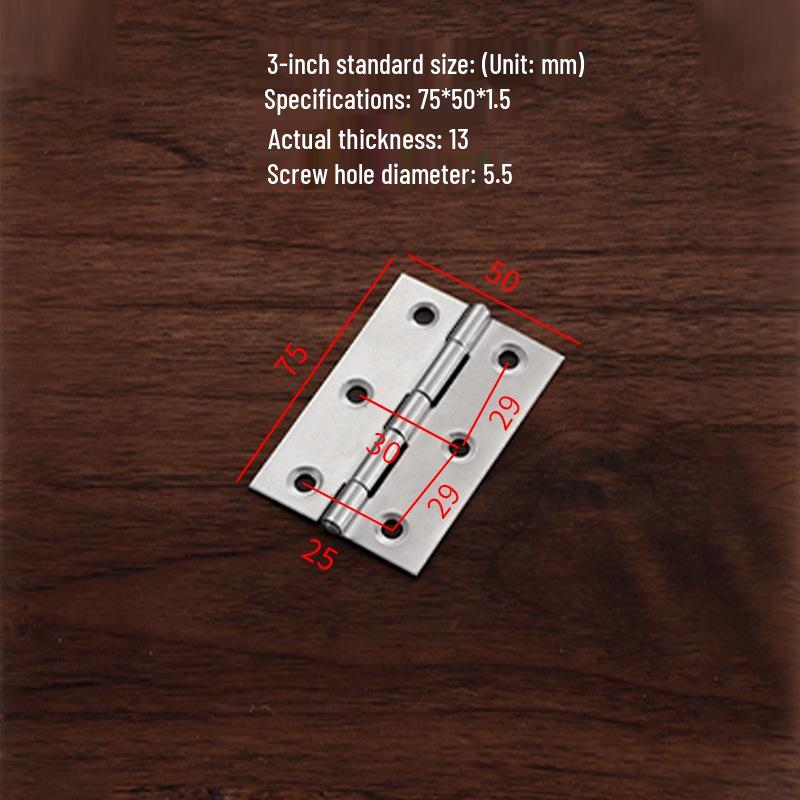 Mini-Scharniere aus Edelstahl für Koffer, Geschenkboxen, Holztüren und Schränke