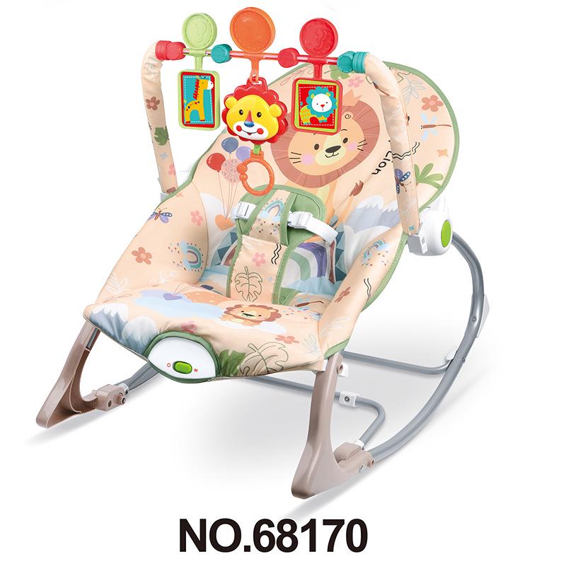 Baby Electric Rocking Chair with Music & Vibration Soothing Cradle Bed