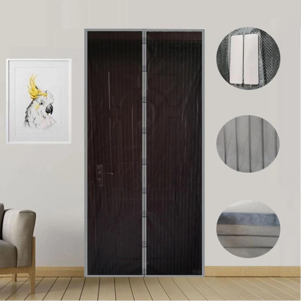 DIY Mosquito Netss for Window Summer Magnetic Mosquito Net Magnetic Soft Screen Door Penetration Anti-mosquito Curtains Shades