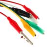 10PCS Alligator Clips Electrical DIY Test Leads Alligator Double-ended Crocodile Clips Roach Clip Test Jumper Wire 48 49.5 50CM