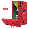 Camera Push Window Case For Xiaomi Redmi Note 13 Pro Plus 12 11 10 For Redmi 12C 13C 10C Magnetic Card Slot Phone Cover