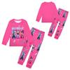 Children's Witch  Girls Printed Suit Long Sleeve Pants Suit