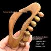 Green Sandalwood Meridian Massage Brush for Full Body Use