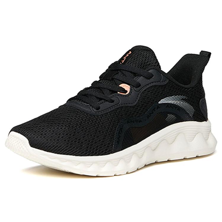 ANTA Running Shoes Women's Low top Black/Light Pink 122125572-1