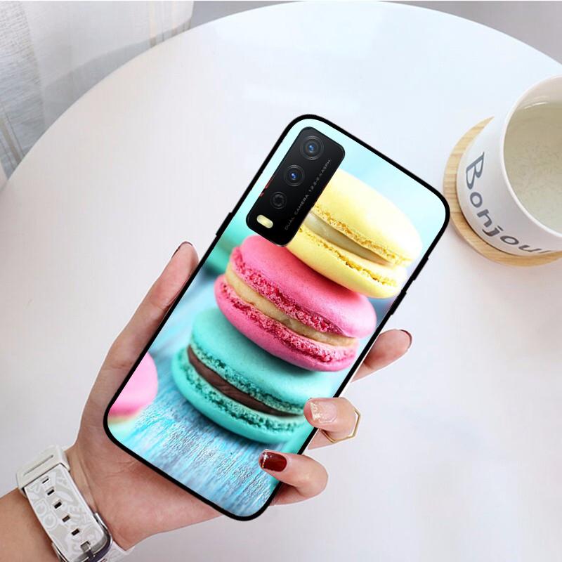 Macaron Handyhülle für VIVO Y31 Y21S Y21 Y15S Y53S Y11S Y12 V21 V21E Y20 Y70 1907 V17Neo Y21S Y33S Y72